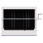 ASADOR DELTA ASR-ARG | Asador Argentino | Frente 91.5 cm | Carnes Vegetales Alimentos Cocina Comida Alimentos Restaurant Campestre Asados Cortes