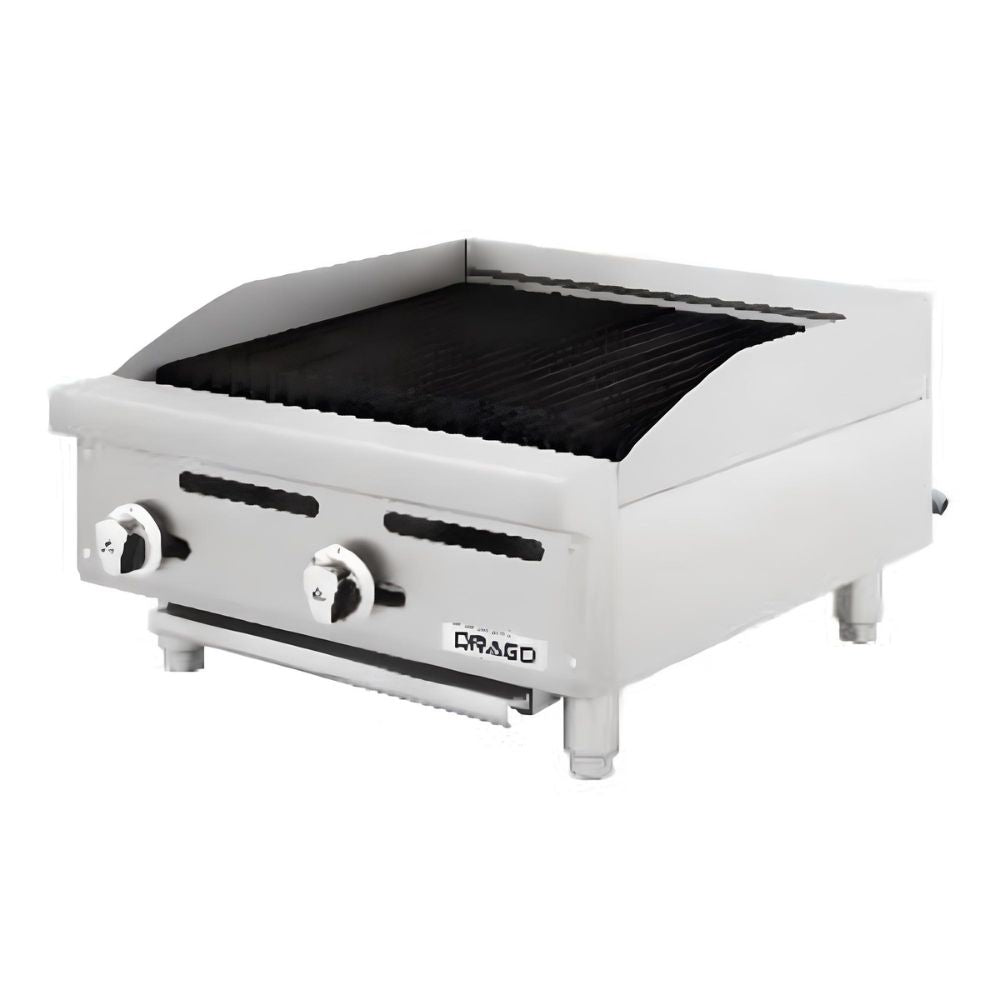 ASADOR DRAGO AG-2R GNAS-02-00 | Asador Radiante a Gas | 2 Quemadores | Acero Inoxidable | Restaurantes Cocinas industriales Bistrós Taquerías Hamburgueserías Parrillas y steakhouses Food trucks Dark kitchens Hoteles Comedores industriales Cocinas comerciales Negocios de comida rápida
