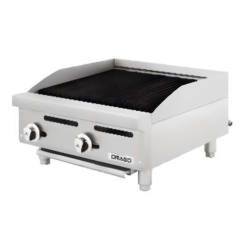 ASADOR DRAGO AG-2R GNAS-02-00 | Asador Radiante a Gas | 2 Quemadores | Acero Inoxidable | Restaurantes Cocinas industriales Bistrós Taquerías Hamburgueserías Parrillas y steakhouses Food trucks Dark kitchens Hoteles Comedores industriales Cocinas comerciales Negocios de comida rápida