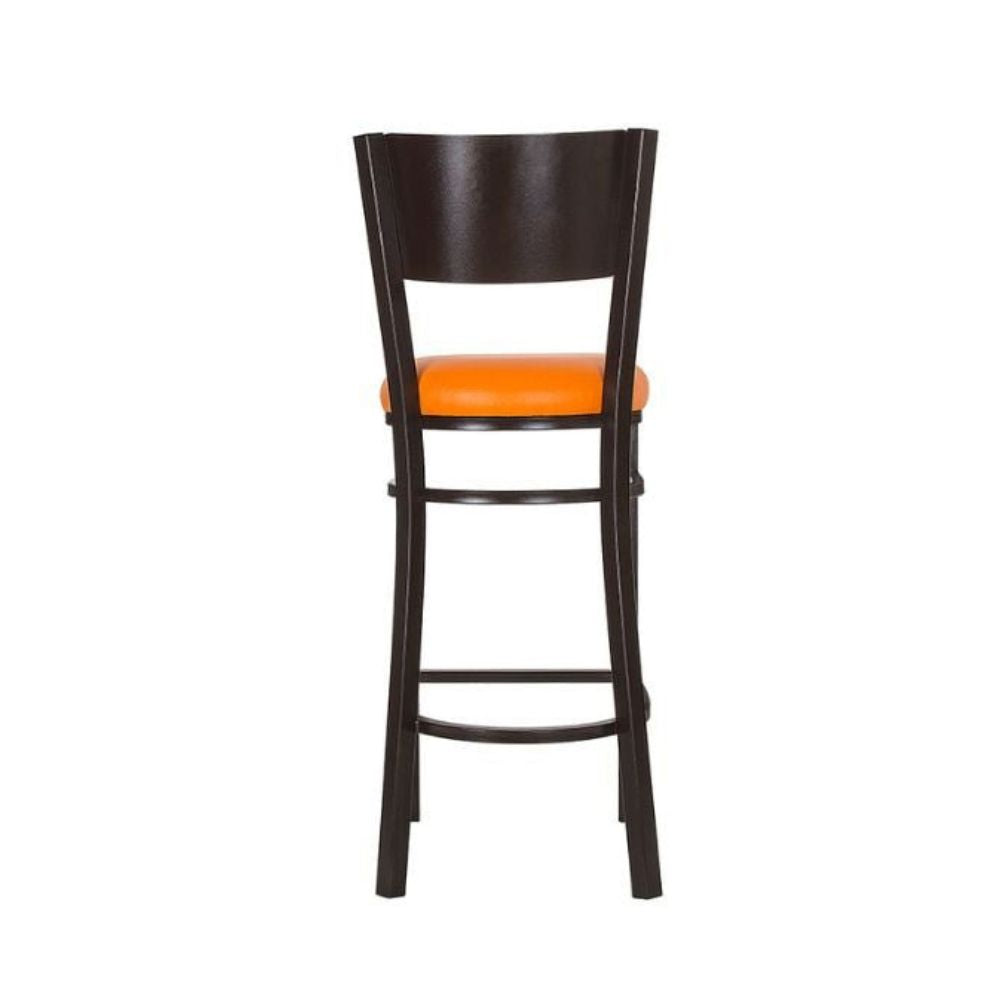 Banco Comercial Para Cafetería - ALBAR AR-185 F - Varios Colores - Asiento Tapizado y Respaldo En Lámina De Acero