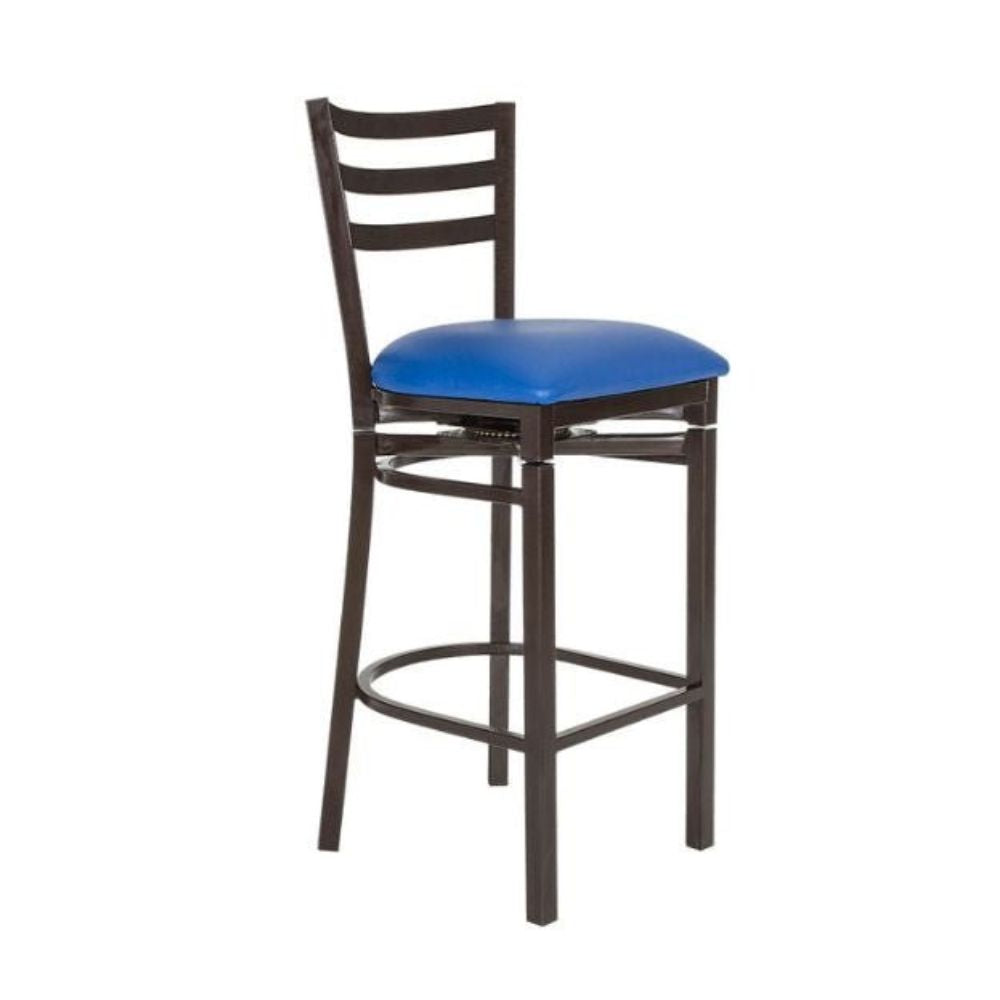 Banco Comercial Para Bar - ALBAR AR-195 G - Varios Colores - Asiento Tapizado y Respaldo En Lámina De Acero