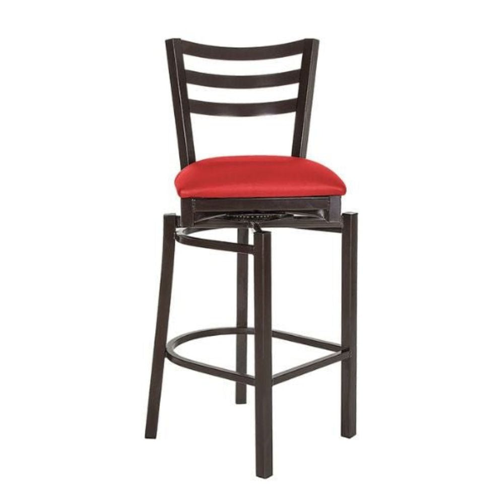 Banco Comercial Para Bar - ALBAR AR-195 G - Varios Colores - Asiento Tapizado y Respaldo En Lámina De Acero