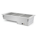 BAÑO MARIA ASBER DBM-311-S-W | Baño María | Eléctrica | 3 Insertos | Acero Inoxidable | Gris | Restaurante Buffet Banquetes | para Restaurante Buffet Banquetes Baño María Cocina Industrial Comedor Banquetes Calentar Negocio 