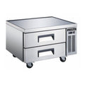 ICEHAUS  BRM-2C-SS-01 | Base Refrigerada | Cocina Restaurante Hotel | 2 Cajones | 6 ft³ | Acero inoxidable | Base refrigerada Cajonera refrigerada Mise en place Servicio Hotel Restaurante Cocina Buffet Comedor industrial Foodtruck Cajonera acero inoxidable