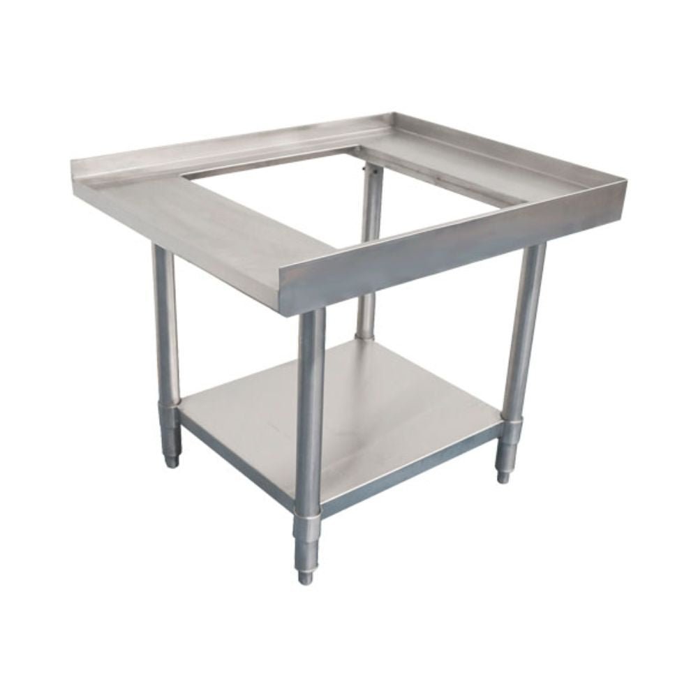 BASE ASBER AB-48 | Base Neutra Estufa | Acero Inoxidable | Desmontable | Patas Tubo | Cocina Restaurante Hotel