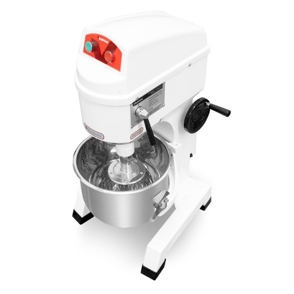 BATIDORA VINSON BAVIN-20 | Batidora Planetaria | Capacidad de Tazón: 19.3 L | Panadería Cocina Industrial Restaurante Panadería Restaurante Cocina Industrial Negocio Pasteleria Reposteria Comedor 