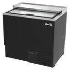 BOTELLERO ASBER AGF-36 HC/S-HC | Botellero Glass Froster | Eléctrico | 1 Puerta | Horizontal | Vinil y Acero Inoxidable | Controles Eléctricos | Bar Barra Vinatería | Restaurante Hotel Cafetería Bistró Fonda Pub Cantina Bebidas Frescas Botellas