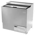 BOTELLERO ASBER AGF-36 HC/S-HC | Botellero Glass Froster | Eléctrico | 1 Puerta | Horizontal | Vinil y Acero Inoxidable | Controles Eléctricos | Bar Barra Vinatería | Restaurante Hotel Cafetería Bistró Fonda Pub Cantina Bebidas Frescas Botellas