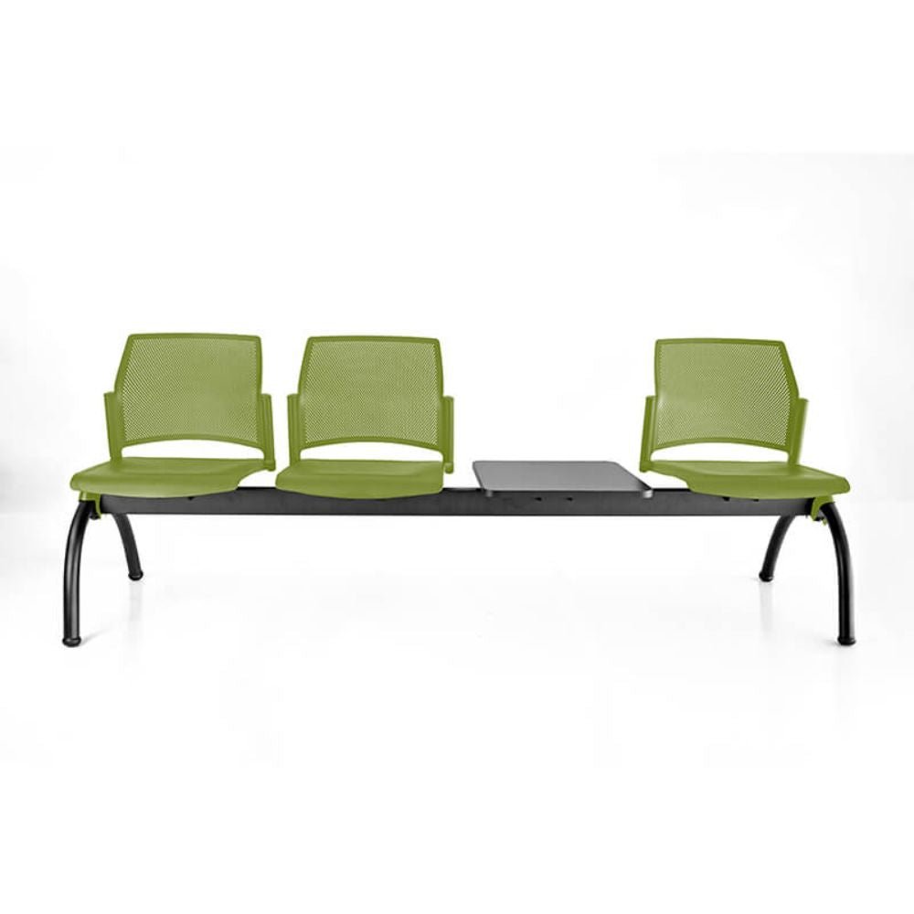 Banca para Sala de Espera 3 Plazas y Mesa - LABENZE REPLAY 108-6004M - Varios Colores - Respaldo Multiperforado y Estructura Negra Banca De Visita Para Oficina Banca Para Sala De Espera Banca Para Recepción Banca Para Sala De Juntas Banca Para Sala De Conferencias Banca Para Área De Espera Banca Para Sala De Reuniones Banca Para Oficina Minimalista Banca Para Oficina De Marketing Banca Para Oficina De Ventas Banco De Aeropuerto Banco De Estación De Tren Banco De Terminal De Autobús Banco De Gimnasio Banco D