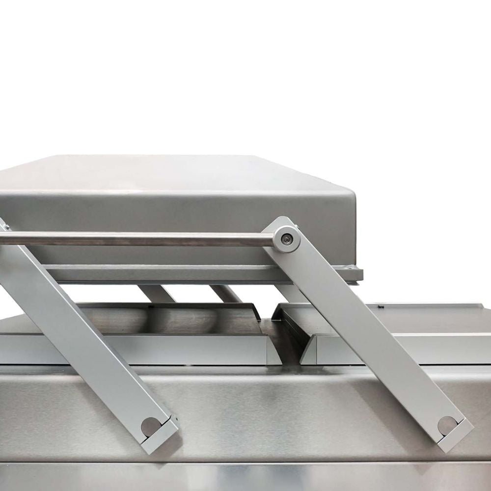 EMPACADORA AL VACÍO BESSER VACUUM Typhoon | Empacadora al Vacío | Doble Barra de Soldadura | Acero Inoxidable | Empacado Alimentos Negocio Jamones Caldos Cremas Empacados Carnes Semillas 