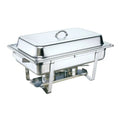 CHAFER MIGSA 431-1 | Chafer Rectangular | Acero Inoxidable | para Servir Comida Caliente Buffet Restaurante Banquete Evento Comida Caliente