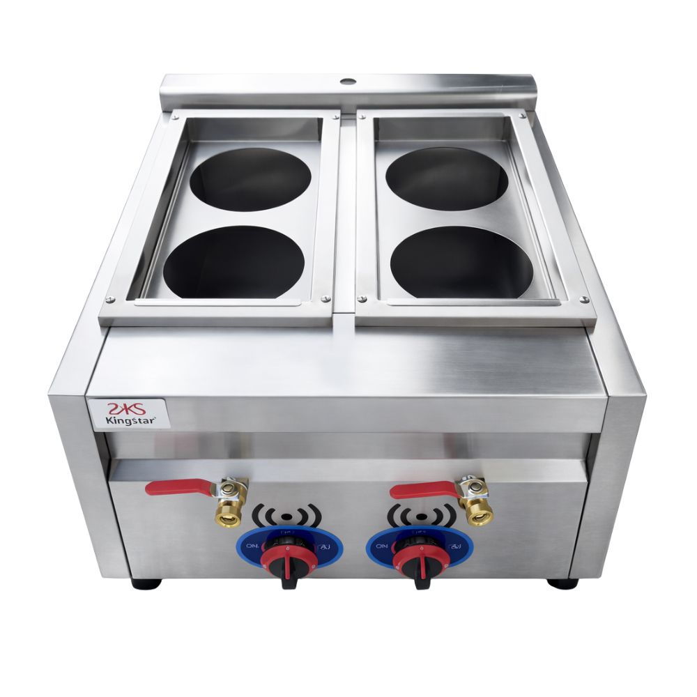 COCEDOR KINGSTAR CPSKG | Cocina de Pasta Sobremesa | Gas | Restaurante Comida Rápida Cocedor Restaurante Industrial Banquetes Calentar Preparación Alimentos Cocer Hervir Bascular Enfriar Hostelería