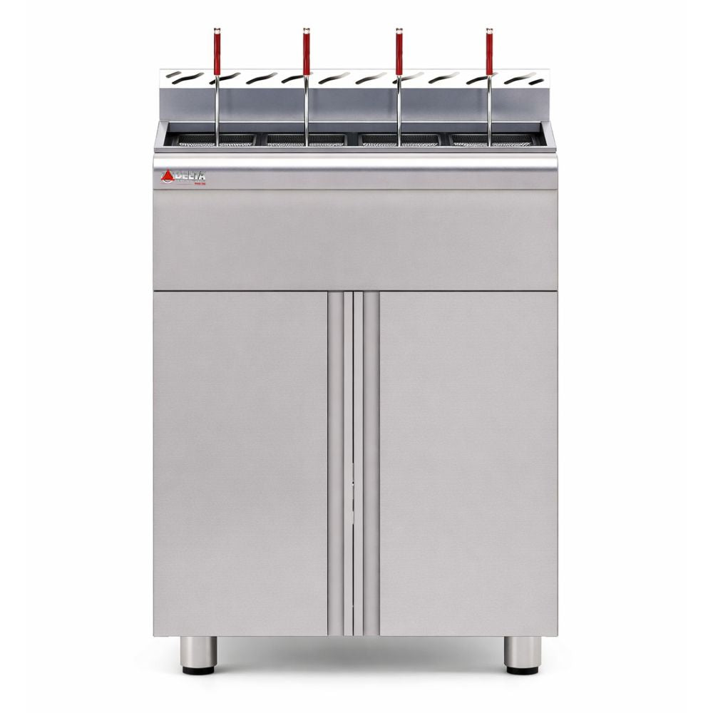 COCEDOR DELTA CP-GPA-80 | Cocedor de Pastas | 2 Tinas | 28 Litros | Rango de 15°C a 120°C |  Restaurante Comida Italiana Spaghetti Fetuccini Buffet Comida Asiática Oriental Catering Comedor Cocina Industrial Universitario