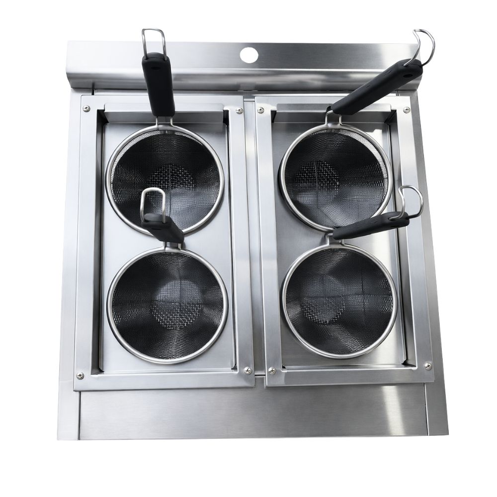 COCEDOR KINGSTAR CPSKG | Cocina de Pasta Sobremesa | Gas | Restaurante Comida Rápida Cocedor Restaurante Industrial Banquetes Calentar Preparación Alimentos Cocer Hervir Bascular Enfriar Hostelería