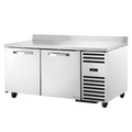 CONGELADOR BAJO MOSTRADOR TRUE TWT-67F-HC~SPEC3 | Congelador | 2 Puertas Solidas | 4 Estantes | Restaurante Bar Cocina Industrial