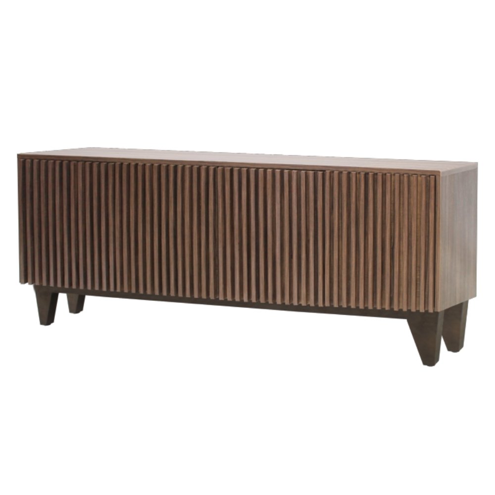 CREDENZA NOGAL BEAT TULUM CRED2843811 | Credenza Hotel | Tiras Puertas Abatibles | Interior