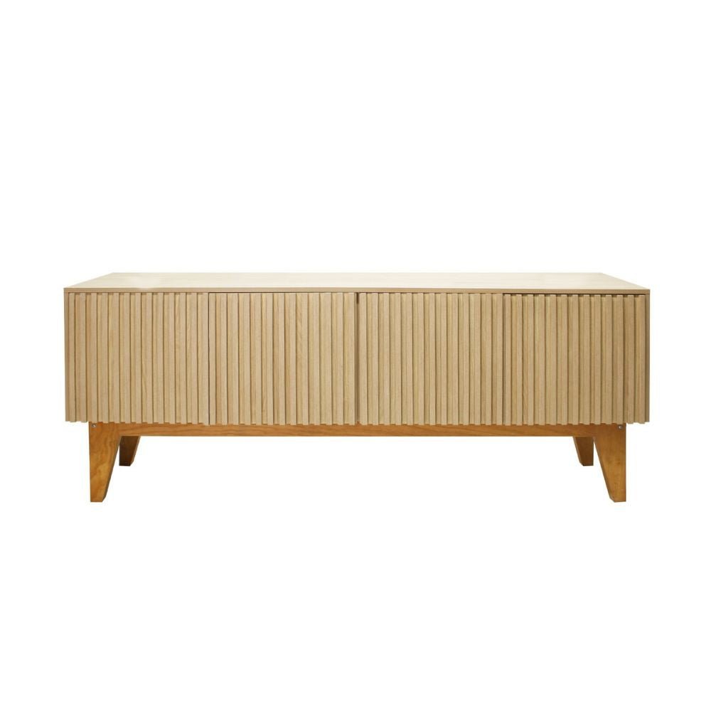 CREDENZA NOGAL BEAT TULUM CRED2843811 | Credenza Hotel | Tiras Puertas Abatibles | Interior