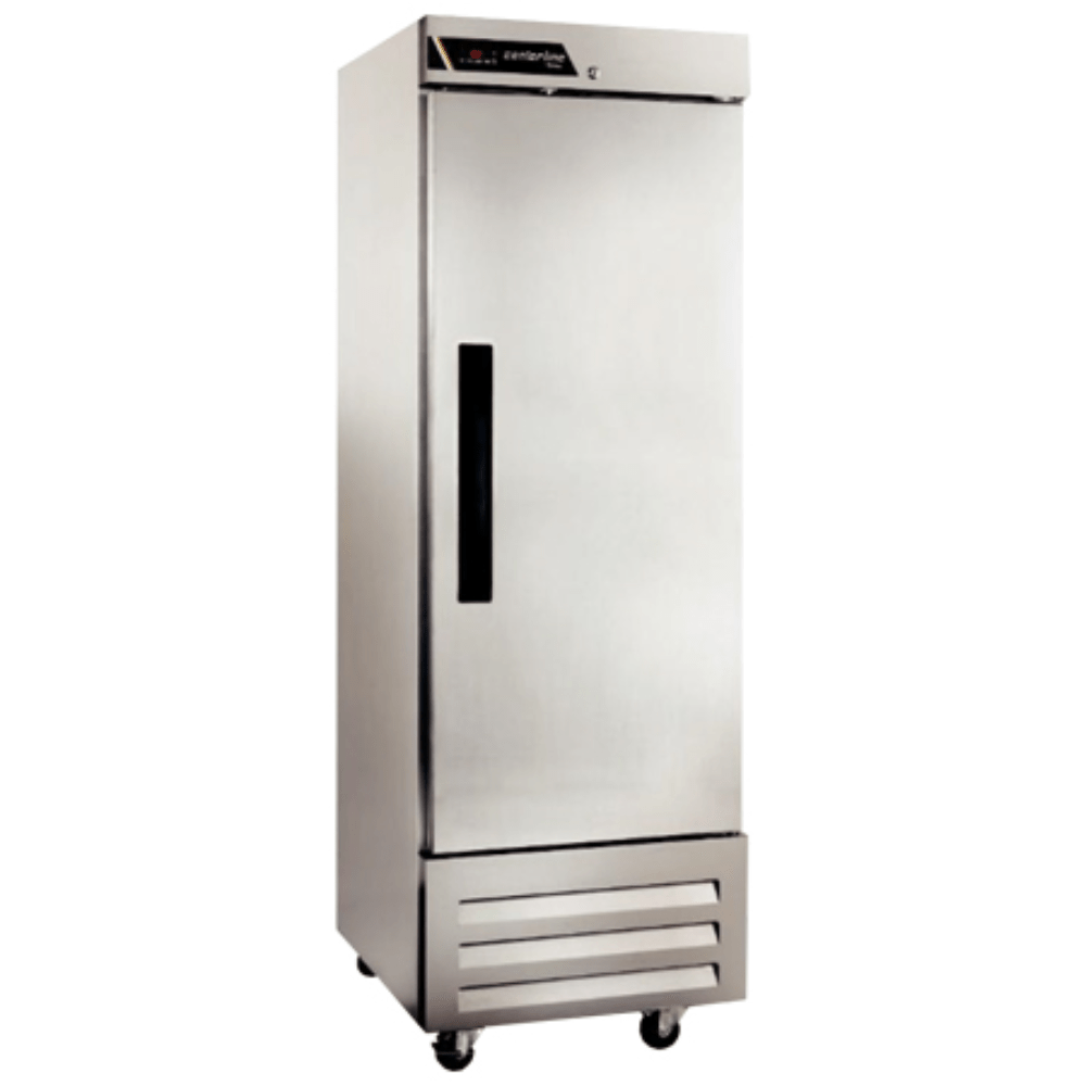 REFRIGERADOR CENTERLINE CLBM-23R-FS-L | Refrigerador Vertical | 1 Puerta Sólida | Aluminio Anodizado | Bistró Zona de Alimentos Cocina Industrial Restaurante Lácteos Industrial Cocina Cremería Comercios Insumos Carnicería Hotel Panadería Refresquero Latas Bar Abarrotes Tiendas Abarrotes Bistró