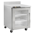 Centerline CLUC-27R-GD-WTL 27" Refrigerador Bajo Barra Cubierta Mesa de Trabajo Puerta Cristal Abertura Izquierda -  - Centerline - KitchenMax Store