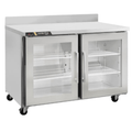 Centerline CLUC-36R-GD-WTLL Refrigerador Bajo Barra Puertas Cristal Mesa de Trabajo Abertura Izquierda -  - Centerline - KitchenMax Store