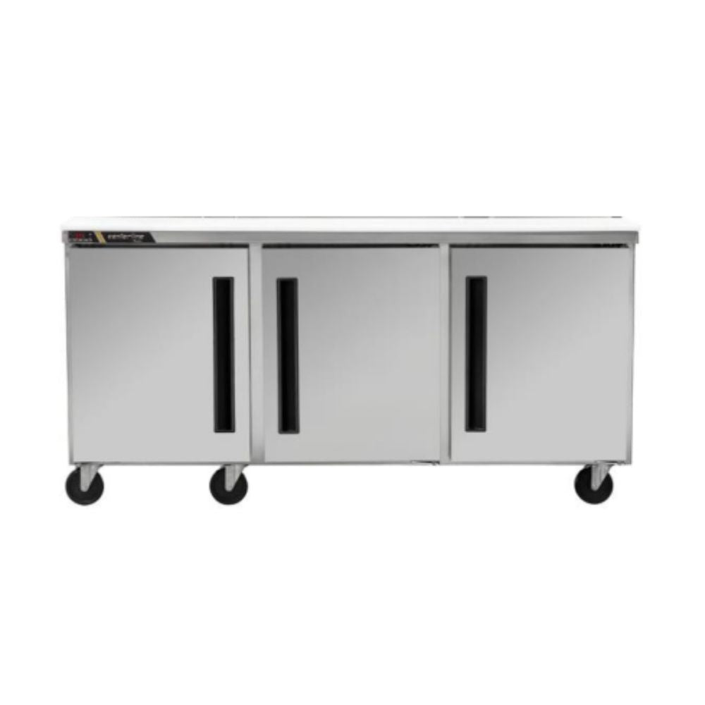 Centerline CLUC-72F-SD-RRR 72” Congelador Bajo Barra 3 Puertas Solidas Abertura Derecha Derecha 183.3 cm -  - Centerline - KitchenMax Store