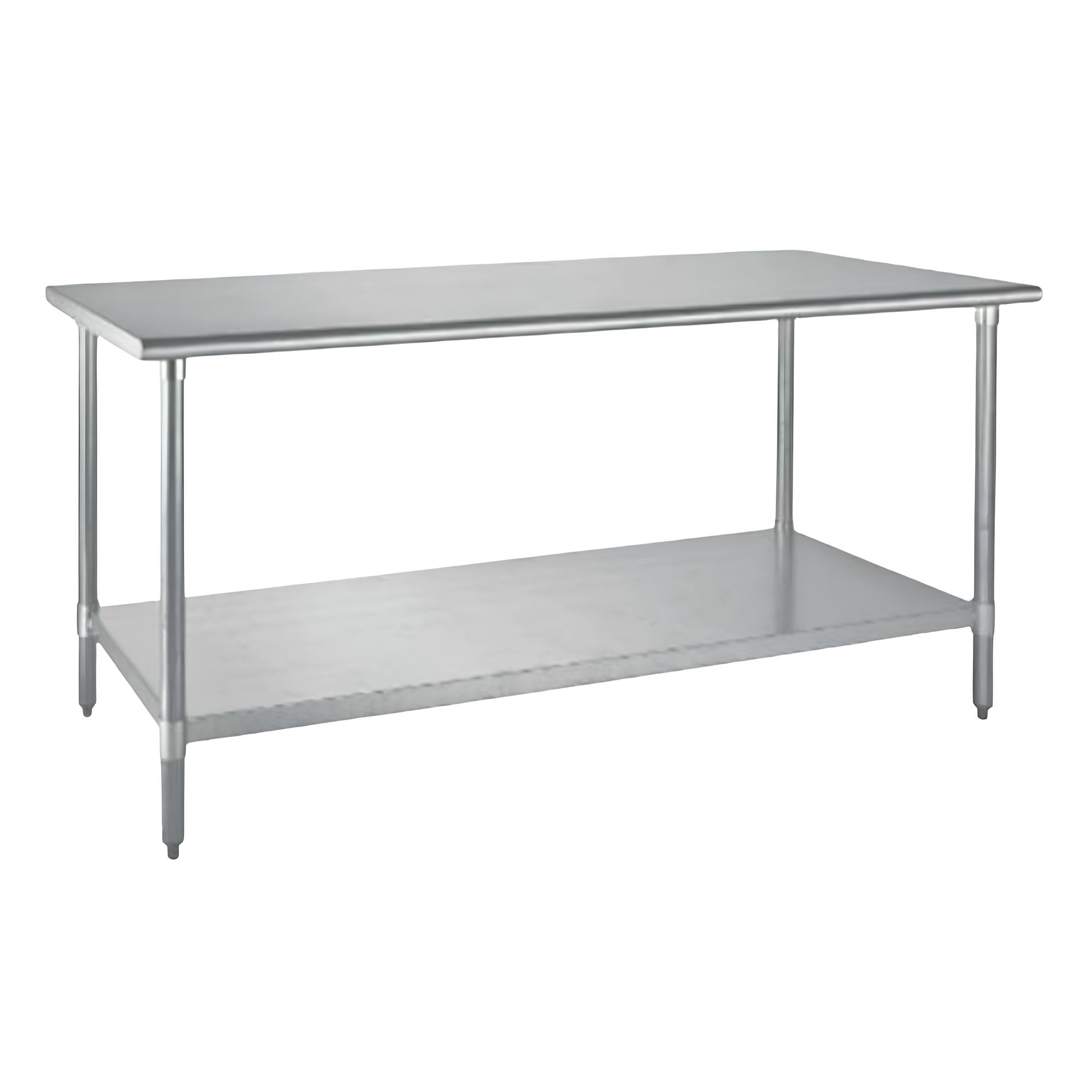 King MTI-100 Mesa Trabajo Isla 1 Mt  100 x 70 x 90 cm Acero Inoxidable Restaurantes Cocinas Económicas Industriales Profesionales Fondas Banquetes Cafeterías Preparación Alimentos Comida Utensilios Catering Food Truck Bares Panaderías