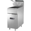 FREIDORA ASBER AEF-50-S | Freidora | 1 Tina | 2 Canastillas | 3 Quemadores | Gas | Acero Inoxidable | Snacks Pollo Papas | Freidora Gas Preparación Alimentos Cocción Tina Canastilla Acero Inoxidable Alambrón Mango Plastificado Quemador Tipo Guitarra Tubo Válvula Desagüe Patas Nivelador Regulable Restaurante Hotel Cafetería Negocio Local Industrial Bistró Guzguera Alitas Snack Papas Francesa Gajo Boneless Salchipulpo Pollo Frito Fritura Termostato Seguridad Piloto Encendido Chispa