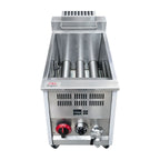 FREIDORA KINGSTAR FK1G | Freidora | Gas | 1 Canastilla | Restaurante Comida Rápida Restaurante Cocina Económica Freír Alimentos Freidoras Alitas Papas A la Francesa Salchipulpos Pollo Snacks