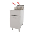 FREIDOR DRAGO FG-16 RS | Freidor 2 Canastillas | 16 L | Acero Inoxidable | Restaurante Cocina Industrial Fonda Freidora Acero Inoxidable Garnachas Restaurante Frituras Tostada Totopo 