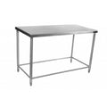 Ferro 15423103 Mesa Central Sin Entrepaño Acero Inoxidable 210 cm - Mesa de Trabajo - Ferro - KitchenMax Store