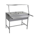 Ferro 16721003 Vaporera 4 Insertos Repisa Cubreestornudos - Baño maría / Vaporera / Mesa Caliente - Fria - Ferro - KitchenMax Store