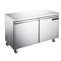 Icehaus CBB-2P-SS-01 Bajo Barra Congelador 2 Puerta Solida - Mesas de trabajo refrigeradas - Icehaus - KitchenMax Store