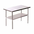 Imbera Protek 1024007 Mesa Acero Inoxidable 24X60 Preparación Alimentos, Ideal para negocios, Entrepaño, Restaurante. - Mesas de Trabajo - Imbera - Rey Fuerte