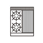 International EM2 Estufa Doble 2 Secciones Quemador Octagonal - Estufas / Parrillas - International - KitchenMax Store