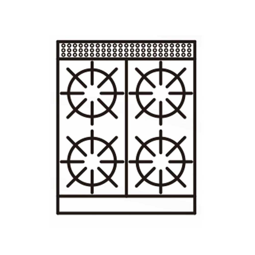 International EM2 Estufa Doble 2 Secciones Quemador Octagonal - Estufas / Parrillas - International - KitchenMax Store