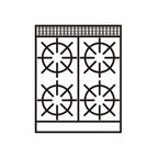 International EM2 Estufa Doble 2 Secciones Quemador Octagonal - Estufas / Parrillas - International - KitchenMax Store