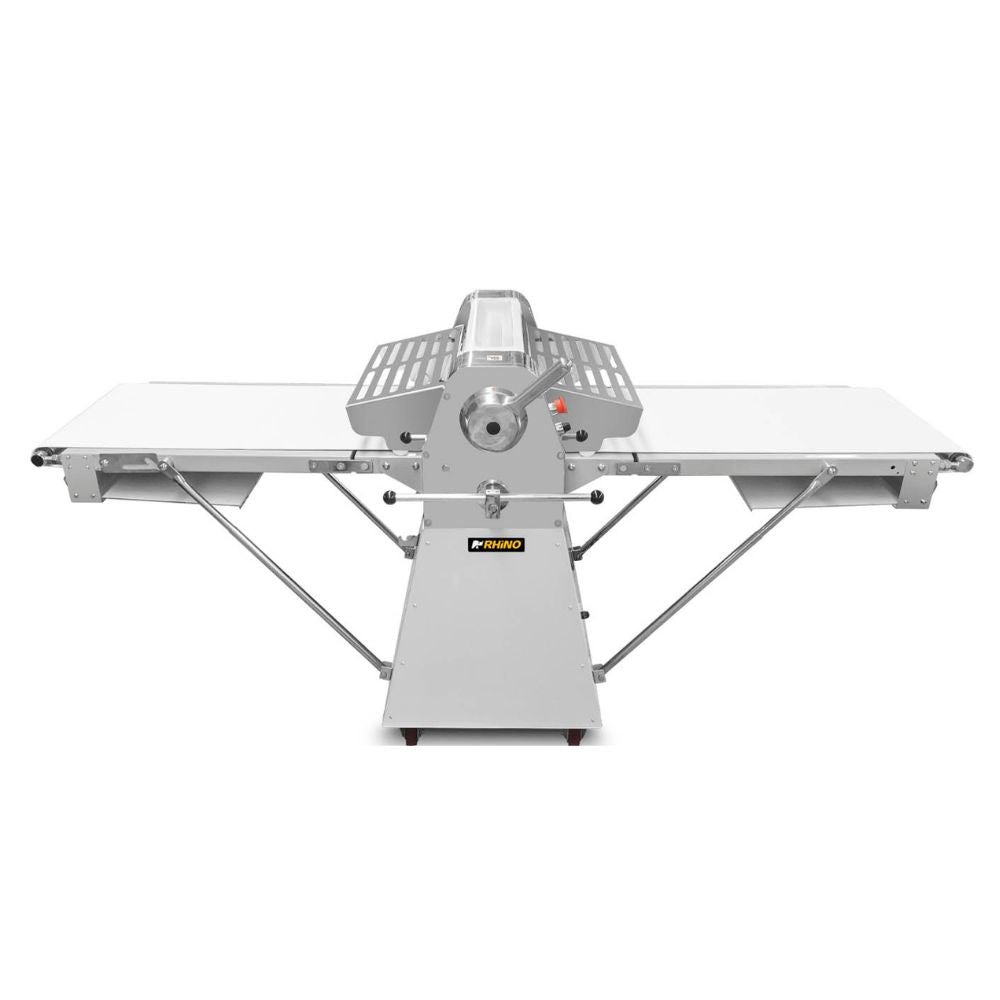 LAMINADORA RHINO LAMBA-274P | Laminadora de Piso con Bandas Reversibles | Ancho de Banda: 50 cm | Pizzería Panadería Restaurante Masas Pizzas Laminadora Pizza Pasta Hojaldre Maquina Estirar Extender Ampliar Masa Pizzeria Artesanal Hacer Masa Alargar Alargadora Estirar Masa Restaurante Negocio 