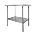 MESA INTERNATIONAL MTI.150 | Mesa Tipo Isla | Frente 150 cm | Acero Inoxidable | Restaurante Cocina Industrial Cafeterías Servicios de Alimentos Comedores Industriales Cocinas