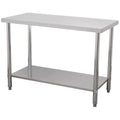 MESA KITCHENMAX STORE MLM2026697175 | Mesa en Isla | Frente 120 cm | Acero Inoxidable | Cocina Industrial Restaurante Bar
