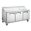 MESA FRÍA MIGSA SCL-3 | Mesa Fría Refrigerada | Capacidad de 510 Litros (18 ft3) | Temperatura Ajustable de 0 a 10°c | Ensaladas Guarniciones Restaurantes Bistro Restaurante Hotel Buffet Banquetes Cafeterías Bar Alimentos Frescos