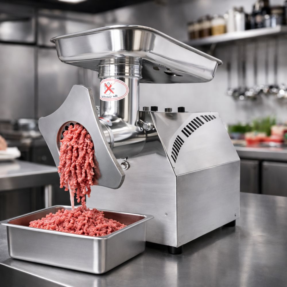 MOLINO KINGSTAR MCK | Molino para Carne | Capacidad 120kg/h | Carnicería Cocina Industrial Carnicería Restaurante Cremeria Carne Molida Roja Puerco Res Pollo Negocio Cocina Industrial 