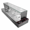 Migsa Bn-b23 Baño Maria Electrico 4 Insertos Buffet Bufetera Caliente Guisos Guisados Platillos Restaurante Comedor Baño Maria Sopas Salsas Alimentos. KitchenMax.Store. Envíos seguros a todo México. Cotiza hoy mismo.