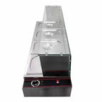 Migsa Bn-b23 Baño Maria Electrico 4 Insertos Buffet Bufetera Caliente Guisos Guisados Platillos Restaurante Comedor Baño Maria Sopas Salsas Alimentos. KitchenMax.Store. Envíos seguros a todo México. Cotiza hoy mismo.