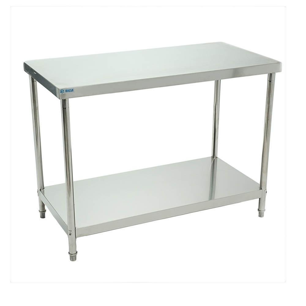 Migsa Bn-w03/120 Mesa Isla Mueble Acero Inoxidable Restaurante Cafeteria Guarniciones Comedores Industriales Cocinas Industriales Panaderia Carniceria Preparacion Sushi Postres Ensaladas Baguettes.  KitchenMax.Store. Envíos seguros a todo México. Cotiza hoy mismo.