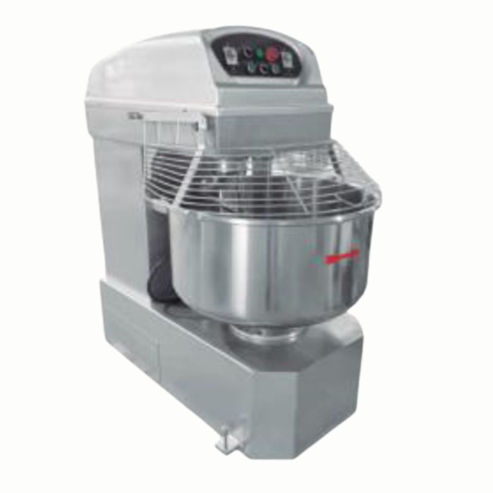 AMASADORA MIGSA HBS 130 | Amasadora Comercial 130 Litros | 2 Velocidades | Transmisión de Bandas | Panadería Pastelería Pizzería | Amasadora Industrial Revolvedora de Masa Amasadora de Pan Comercial Espiral de Harina Acero Inoxidable Panadería Pizzería Pastelería Cocina Industrial Restaurante Profesional