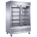 Migsa UR-54F-2G Congelador Vertical 2 Puertas Cristal Supermercado Tienda Abarrotes Cocina Restaurante Industrial Comedor Tienda de Convivencia Cremeria Carniceria Congelar.  KitchenMax.Store. Envíos seguros a todo México. Cotiza hoy mismo.