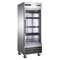 ICEHAUS REFRIGERADOR RV-1PC-SS-01 | Refrigerador | Bar Tiendas Carnicería Abarrotes | Vertical Exhibidor | 1 Cristal | 650 Litros | Acero Inoxidable | Hotel Panadería Refresquero Latas Bar Tiendas Bistró Restaurante Lácteos Industrial Cocina Cremería Comercios Insumos Carnicería Abarrotes 