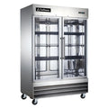 ICEHAUS REFRIGERADOR RV-2PC-SS-01 | Refrigerador | Bistró Restaurante Carnicería Abarrotes | Vertical Exhibidor | 2 Cristal | 1321 Litros | Acero Inoxidable | Refresquero Latas Bar Tiendas Bistró Restaurante Lácteos Industrial Cocina Cremería Comercios Insumos Hotel Panadería Carnicería Abarrotes 