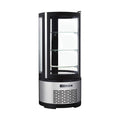 REFRIGERADOR MIGSA ARC-100R | Refrigerador Exhibidor Vertical 1 Puerta Cristal | 3.5 Pies Cúbicos | Acero Inoxidable | Cremería Comercios Carnicería Abarrotes | Industrial Abarrotes Cocina Cremería Comercios Insumos Hotel Panadería Carnicería Refresquero Latas Bar Tiendas Bistro Restaurante Lácteos