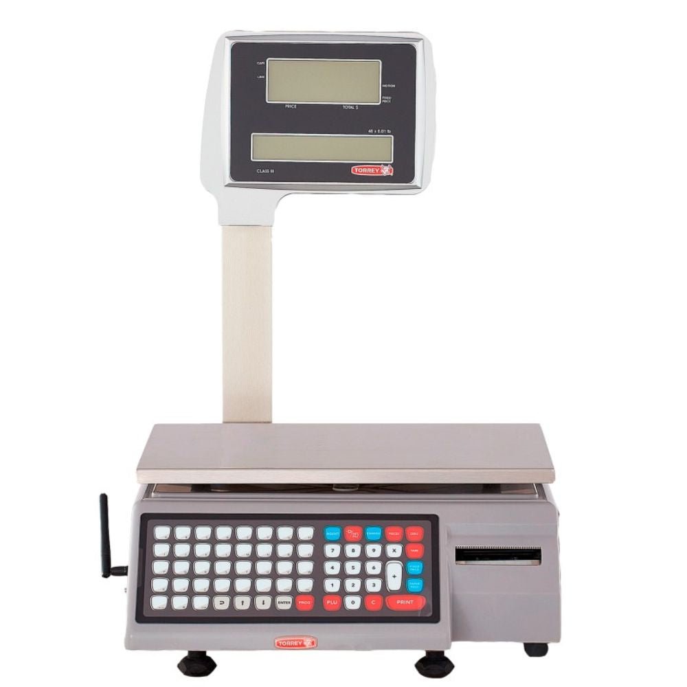 Torrey 0W-LABEL40P Bascula Etiquetadora 40 Kg para Verdureria Carniceria Sobre Mostrador Recepción Pesar Cobrar Báscula para Fruteria Verduleria Tienda Negocio Cremeria. KitchenMax.Store. Envíos seguros a todo México. Cotiza hoy mismo.